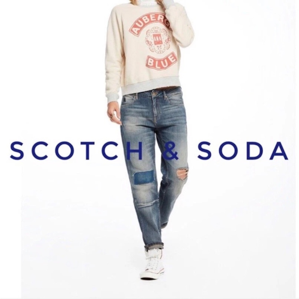 Scotch & Soda Bandit Danger Zone Boyfriend Jeans